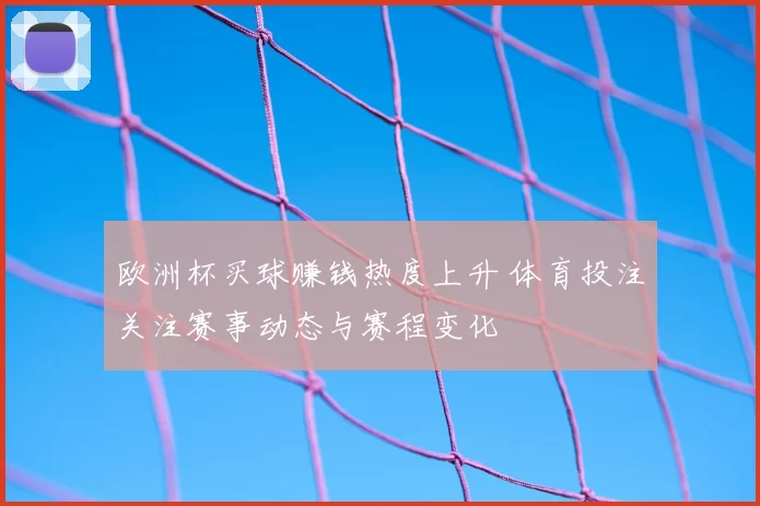 欧洲杯买球赚钱热度上升 体育投注关注赛事动态与赛程变化