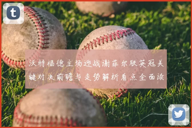 沃特福德主场迎战谢菲尔联英冠关键对决前瞻与走势解析看点全面读