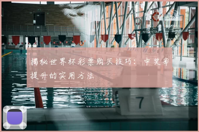 揭秘世界杯彩票购买技巧：中奖率提升的实用方法