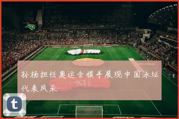 孙杨担任奥运会旗手展现中国泳坛代表风采