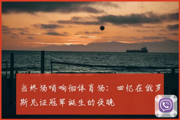 当终场哨响彻体育场：回忆在俄罗斯见证冠军诞生的夜晚